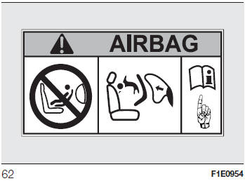 Air bag frontale lato passeggero e seggiolini bambini