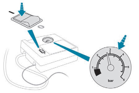 Controllo / regolazione della pressione pneumatici