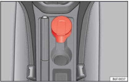 Fig. 163 Posacenere nella console centrale