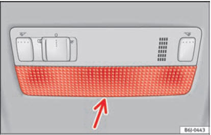 Fig. 121 Luce di lettura anteriore