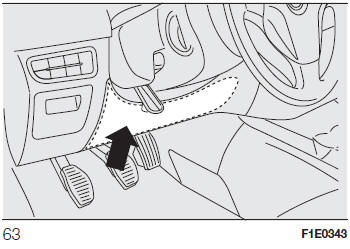 Air bag ginocchia lato guidatore