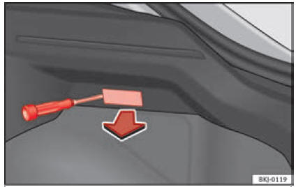 Fig. 122 Luce del bagagliaio.